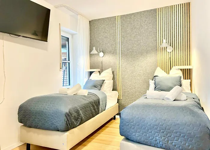 公寓 Snug 2 - Design Am Mit Terrasse, Garten, 40m Vom 韦尔策